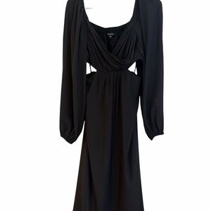 Mittoshop Maternity Black Long-Sleeve Dress size L